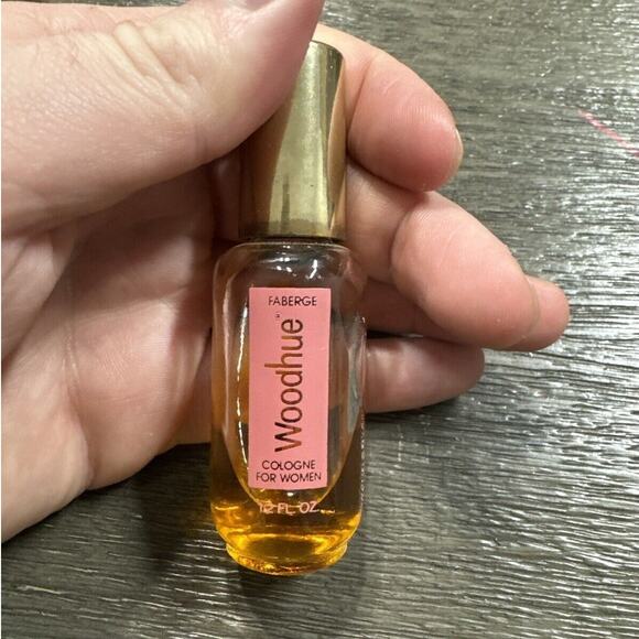 Faberge Original WOMEN Woodhue Perfume Cologne 1/2 full bottle .50oz - Picture 1 of 5